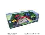 OBL713477 - No protective suits large box scenario cross-country single inertia (contains four car, a fire, 1 se