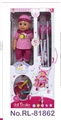 OBL714625 - 16 inch doll plus 886 a cart