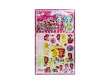 OBL714845 - Strawberry girl bubble stickers