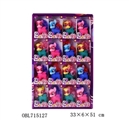 OBL715127 - 搪胶彩马宝丽3款16PCS混装
