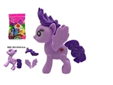 OBL715305 - Color bag plastic assembled Ma Baoli hair wings can be arbitrary collocation