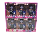 OBL715867 - 六寸吸血鬼带宠物狗展示盒6PCS