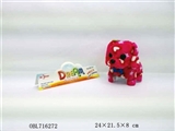 OBL716272 - Electric walk "peach heart barking dog