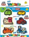 OBL716800 - 1:6 slide 4 alloy cartoon car
