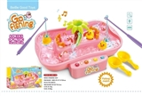 OBL717527 - Rotating fishing kit (electric double color light 6 nursery rhyme, excluding electric 3 AA)