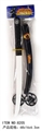 OBL717641 - Black ninja sword with 2 darts