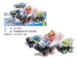 OBL718058 - Special bounce 8 PCS deformation trucks