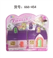 OBL718462 - 仿真卡通别墅配家具，公仔