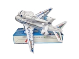 OBL718505 - Electric universal colorful stage light double-decker aircraft (with display)