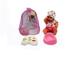 OBL718719 - 12 "four tones pee dolls diapers