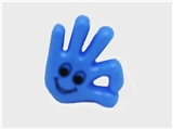 OBL719005 - Solid color printing smiling face OK hand to whistle