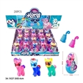 OBL719855 - High-grade PVC color eggs three Ma Chong Ma Baoli with horse combs 3 3 colors mixed 20 PSC