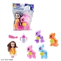 OBL719879 - High-grade evade glue sun Ma Baoli horse hairpin bottles with a comb with 6 inch solid body Disney p