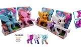 OBL719898 - Evade glue large joints horse with light music band 4 color 4 conventional comb