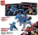 OBL719947 - 169+PCS新版百兽金刚之蓝鸣狮王（可以变形）