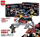 OBL719948 - 185+PCS新版百兽金刚之黑耀狮王（可以变形）