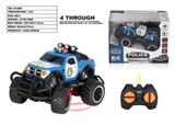 OBL720287 - 1:43 mini off-road pickups a police car