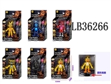 OBL720360 - 3.8寸POP午夜熊单只公仔+1只35MM圆形底座盒装（6款）