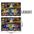OBL720362 - 3.8寸POP午夜熊  3只公仔+3只35MM圆形底座卡装  （2款）