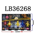 OBL720364 - 3.8寸POP午夜熊  6只公仔+6只35MM圆形底座卡装  （1款）