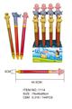 OBL720995 - 44.5CM无灯光搪胶头透明水炮/3款