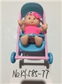 OBL721903 - Russian expression 5.5 -inch doll with a new cart