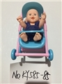 OBL721911 - Russian expression 5.5 -inch doll with a new cart