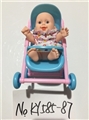 OBL721913 - Russian expression 5.5 -inch doll with a new cart
