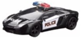OBL723320 - 1:16 four-way remote simulation police car (with lighting)