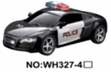 OBL723321 - 1:16 four-way remote simulation police car (with lighting)
