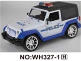 OBL723328 - 1:16 four-way remote simulation police car (with lighting)