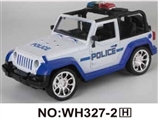 OBL723329 - 1:16 four-way remote simulation police car (with lighting)