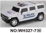 OBL723334 - 1:16 four-way remote simulation police car (with lighting)