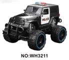 OBL723354 - Police car 1:16 four-way remote simulation big round (electric) with light bag