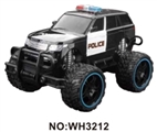 OBL723355 - Police car 1:16 four-way remote simulation big round (electric) with light bag