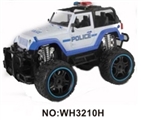 OBL723358 - Police car 1:16 four-way remote simulation big round (electric) with light bag