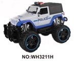 OBL723359 - Police car 1:16 four-way remote simulation big round (electric) with light bag