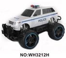 OBL723360 - Police car 1:16 four-way remote simulation big round (electric) with light bag