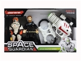OBL723541 - Light music space charge gun with galactic warriors warriors with handcuffs