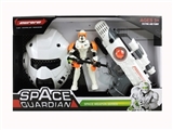 OBL723555 - A gun with light music space charge fighters with masks