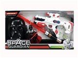 OBL723563 - Light music space gun with telescopic lightsaber with ghost jianshi ghost mask