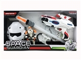 OBL723565 - A gun with light music space charge fighters with handcuffs space bar with a mask