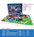 OBL725653 - Latest dog patrol back to assemble blocks car (1 piece of big car 1 piece of the car bottom 4, parag