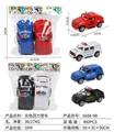 OBL726092 - Solid color back to the police car