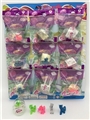 OBL726555 - High-grade PVC plastic crystal green eggs Ma Baoli paragraph 9 mixed with horses