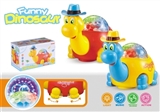 OBL726684 - Universal dazzle colour rotating light swing a dinosaur