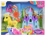 OBL727722 - Lining plastic accessories horse (three color, orange)