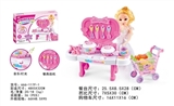 OBL728230 - Mini dining tables (with a barbie doll cart)