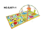 OBL728552 - 长方形婴儿爬行健身毯(带音乐)