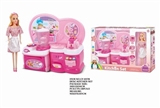 OBL728942 - Cartoon pink quiz 2 only kitchen with barbie